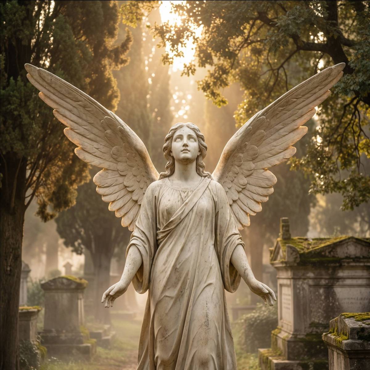 Angelo commemorativo - Onoranze Funebri Mancusi Sarno
