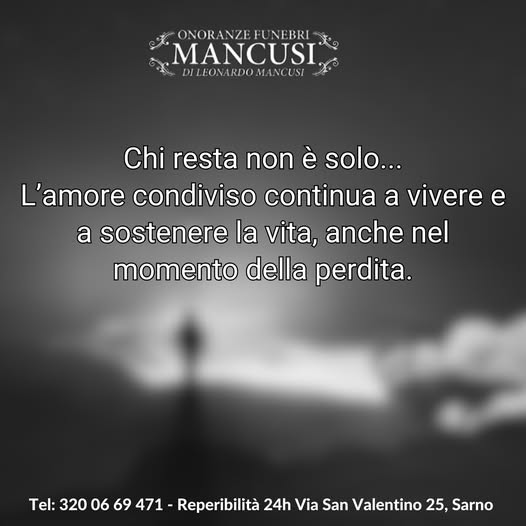Commemorazione - Agenzia Funebre Mancusi